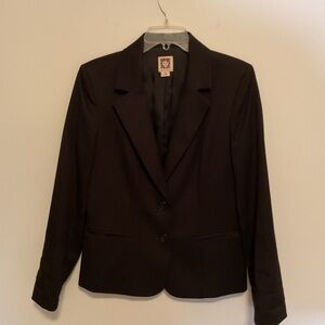 Anne Klein Elegant Black Blazer